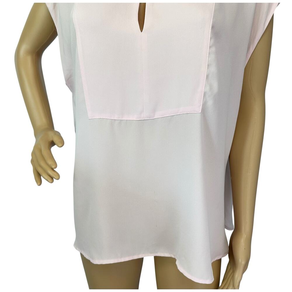 J. Crew 365 Drapey Cap Sleeve Top Pink H8094 Size XL - Picture 8 of 12